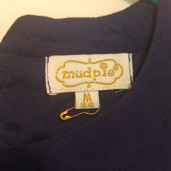 Mud Pie Navy Tassel Dress - Picture 2 of 3